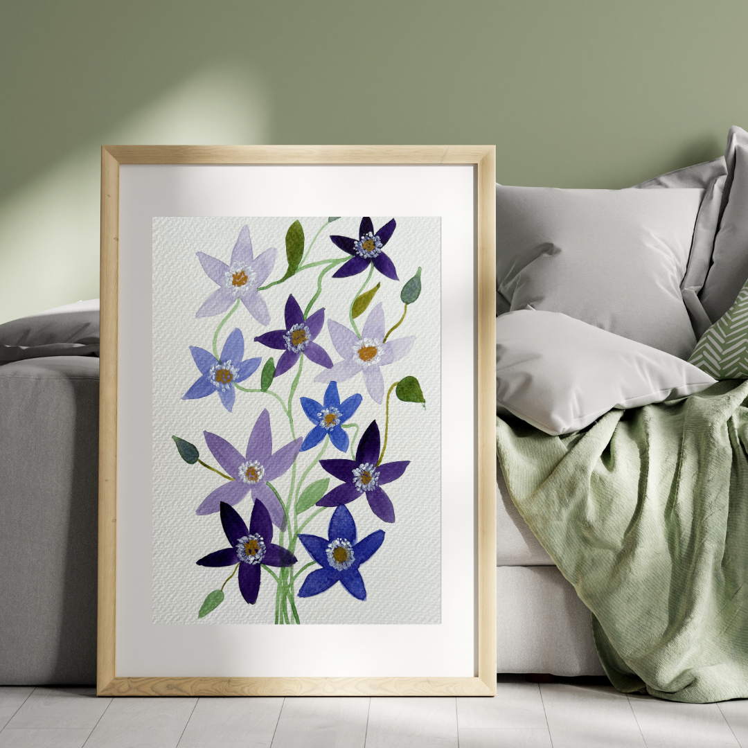 Aquarelle - Clématites