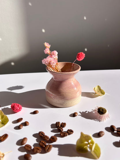 Vase en céramique violet