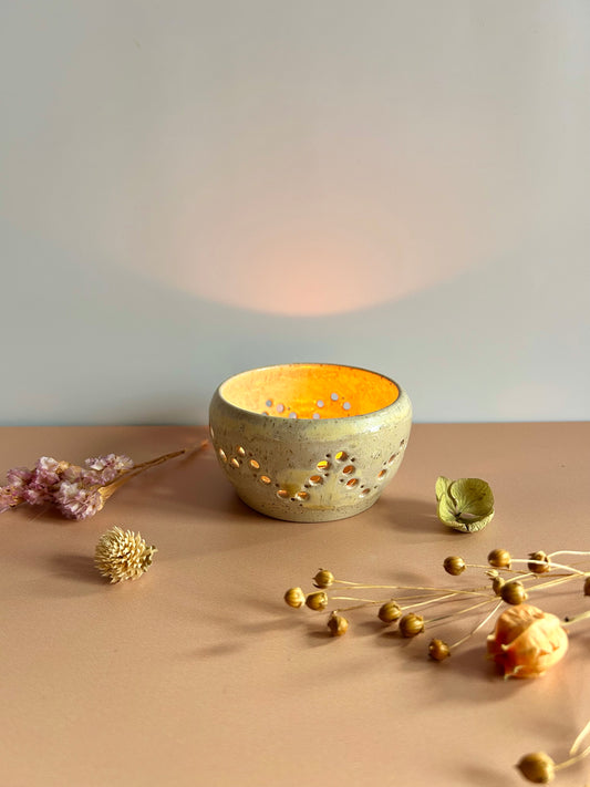 Photophore en céramique