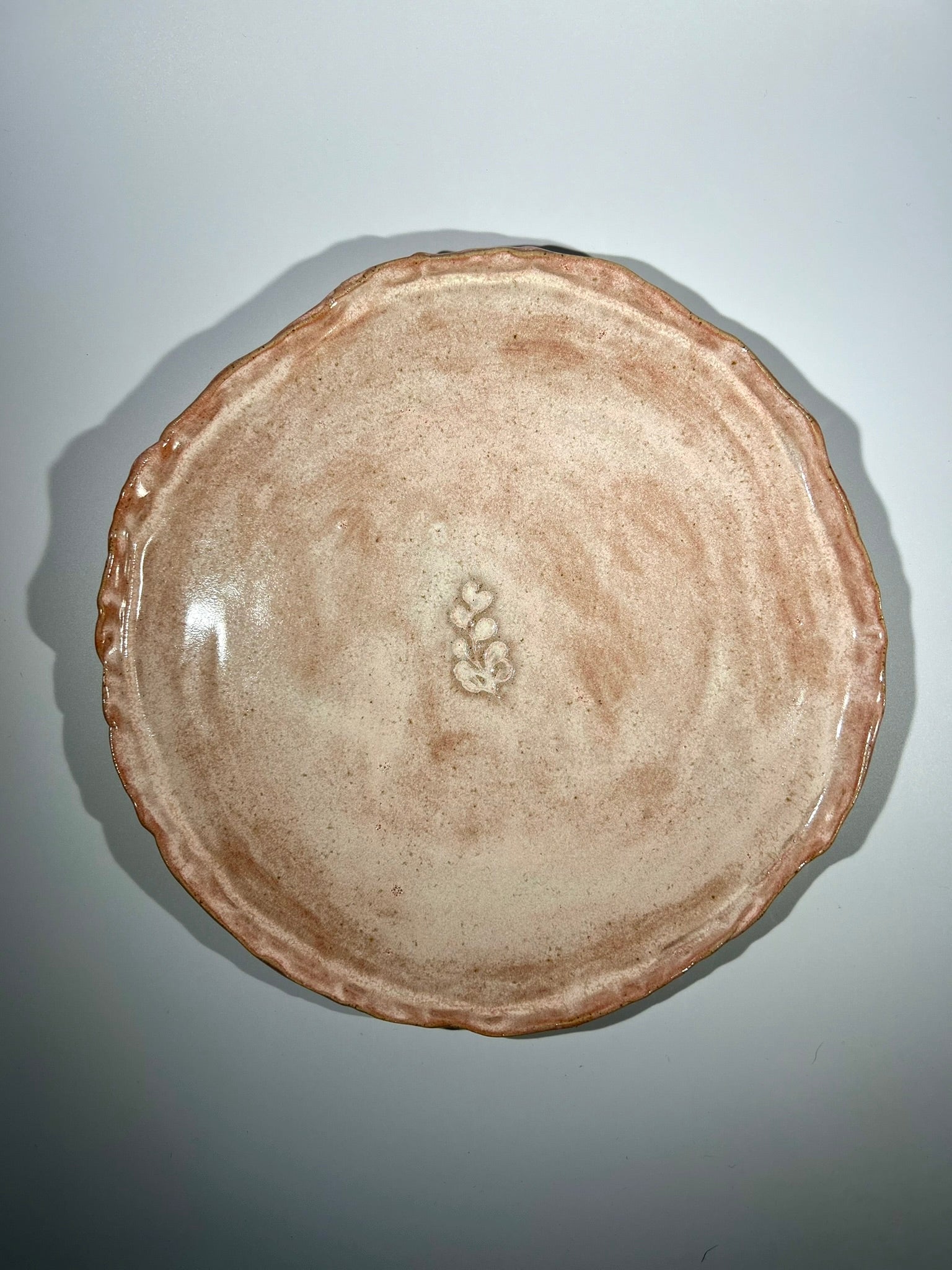 Assiette rose 1