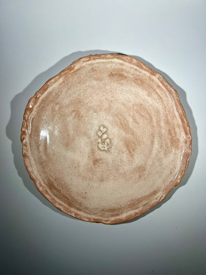 Assiette rose 1