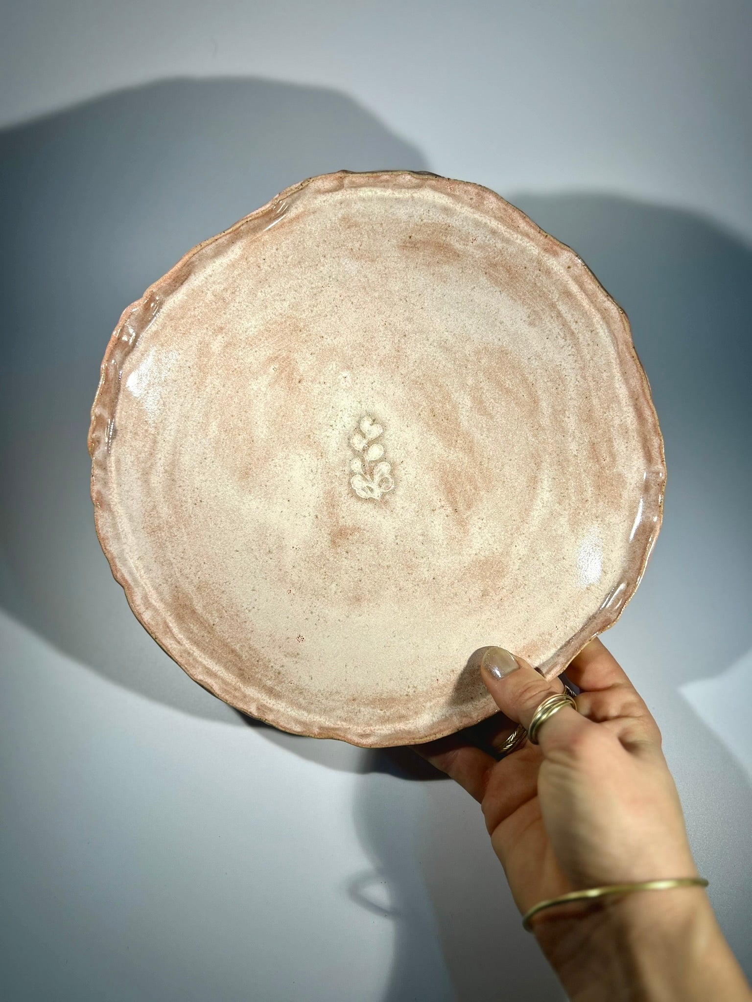 Assiette rose 2
