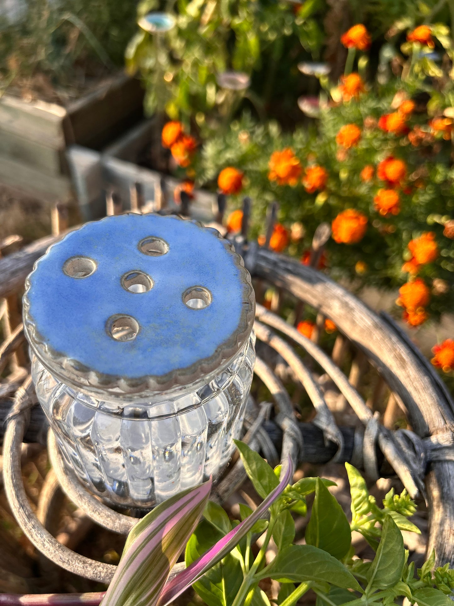 Bobèche à plantes en céramique
