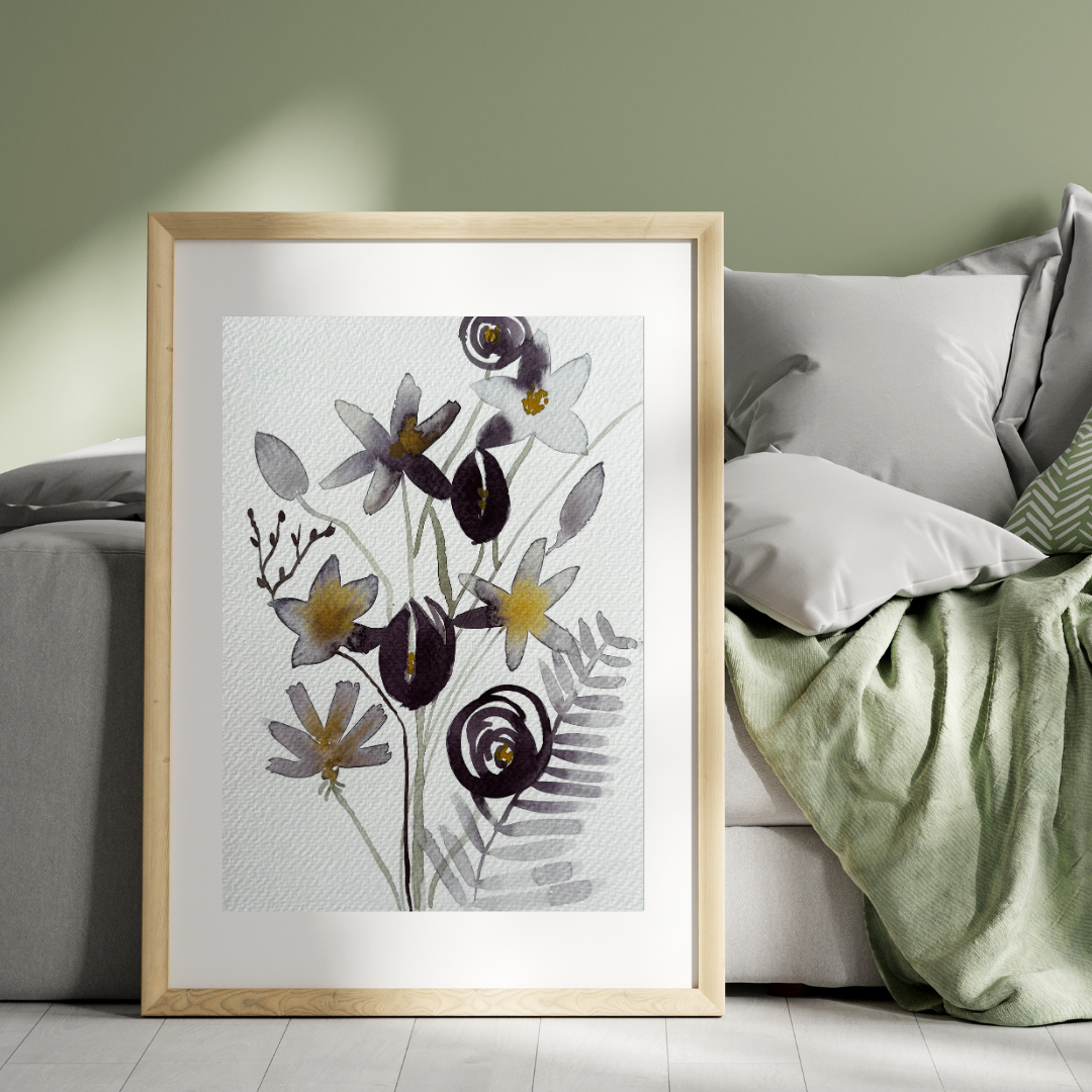 Aquarelle - Bouquet doux