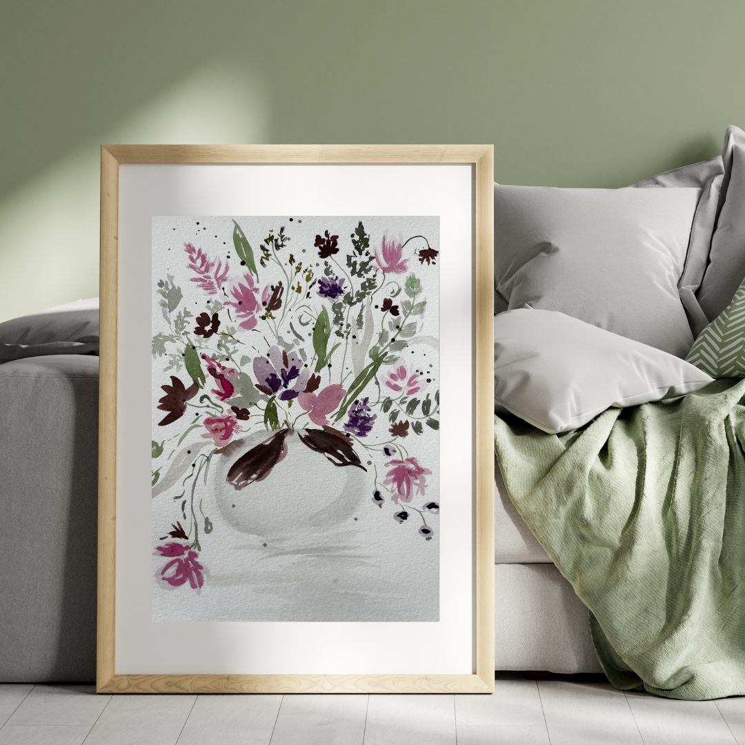 Aquarelle - Bouquet libre