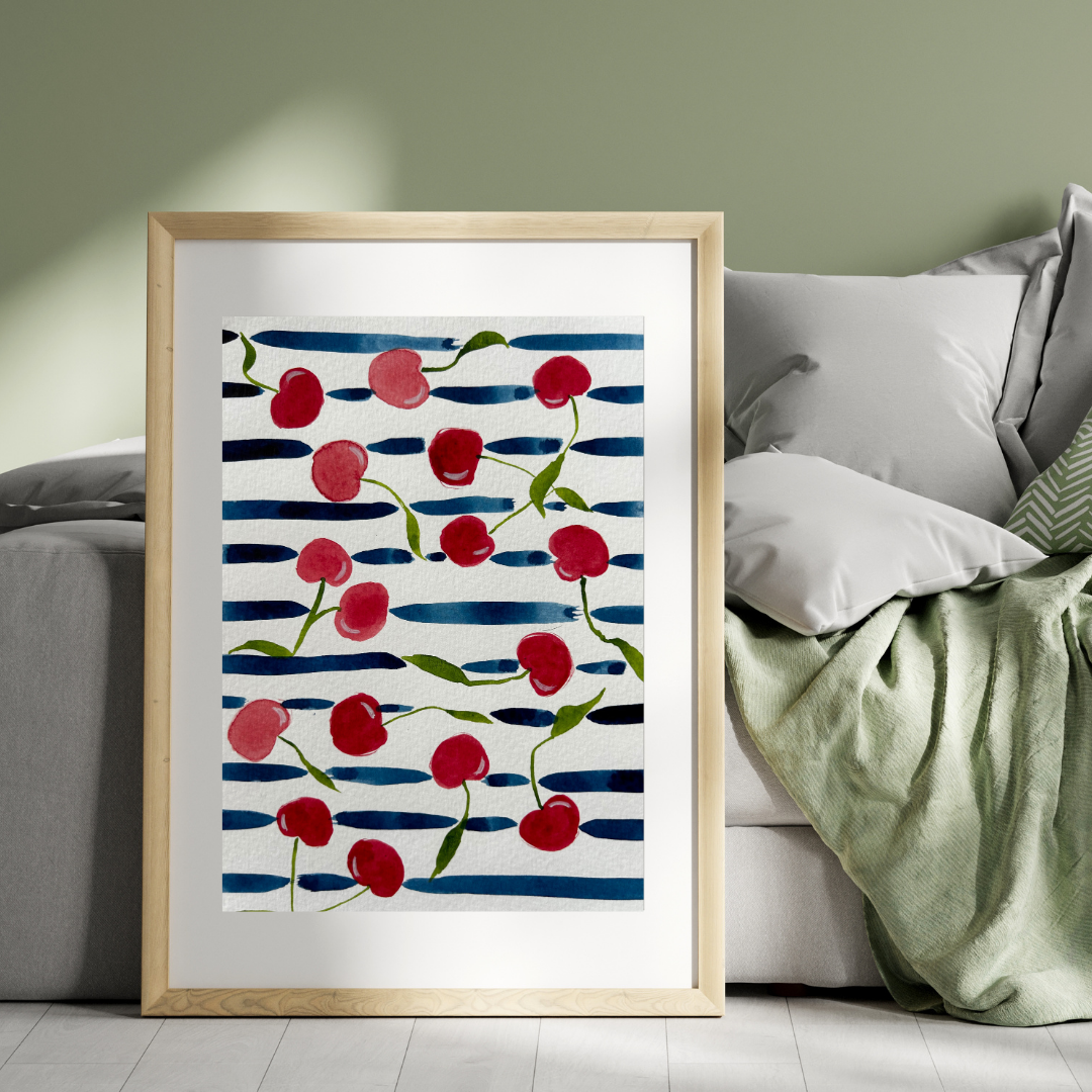 Aquarelle - Cerises