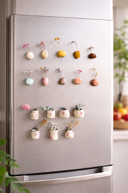 Magnet soliflore - vase aimanté magnétique