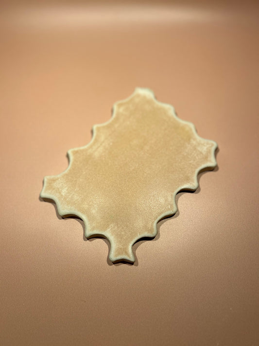 Dessous de plat en céramique rose