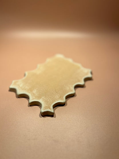 Dessous de plat en céramique rose