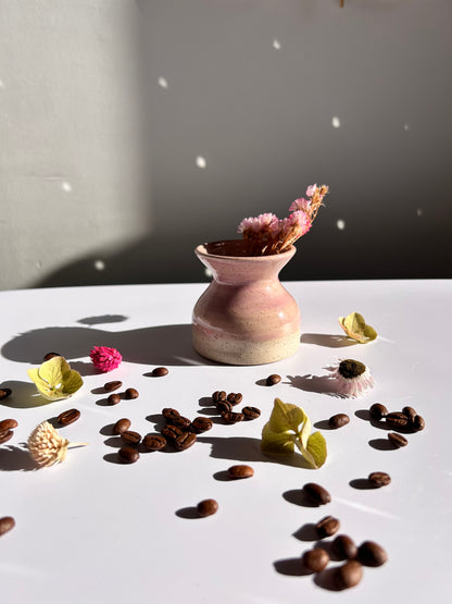 Vase en céramique violet