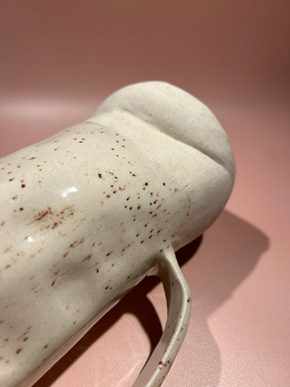 Carafe en céramique moucheté