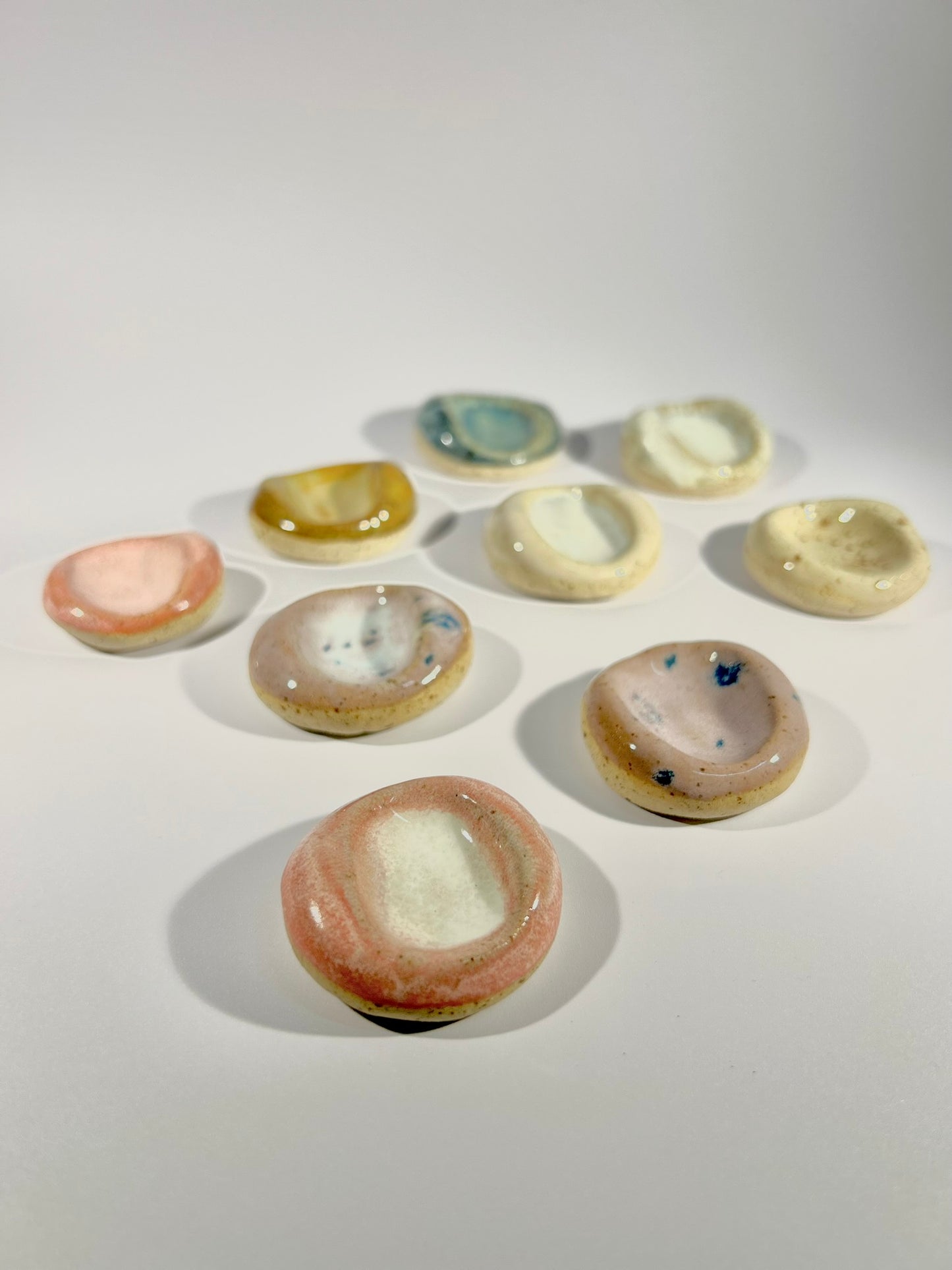 Worry stone : galet d'apaisement grigris en céramique