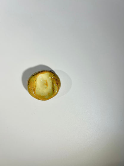 Worry stone : galet d'apaisement grigris en céramique