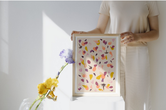 Illustration automne rose 1