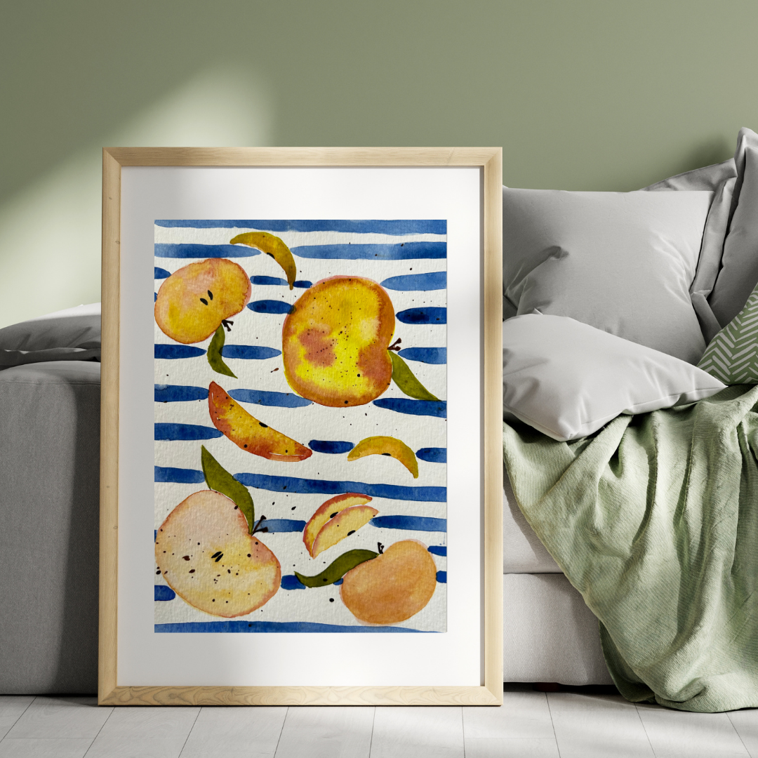 Aquarelle - Pommes