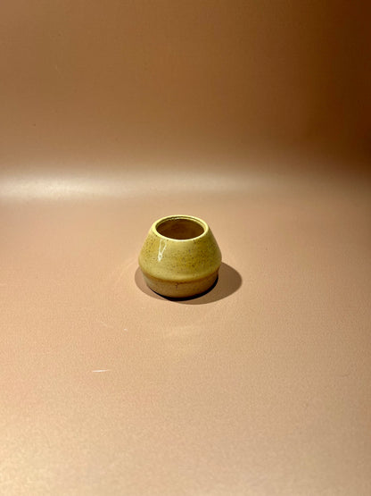 Mini soliflore en céramique abricot