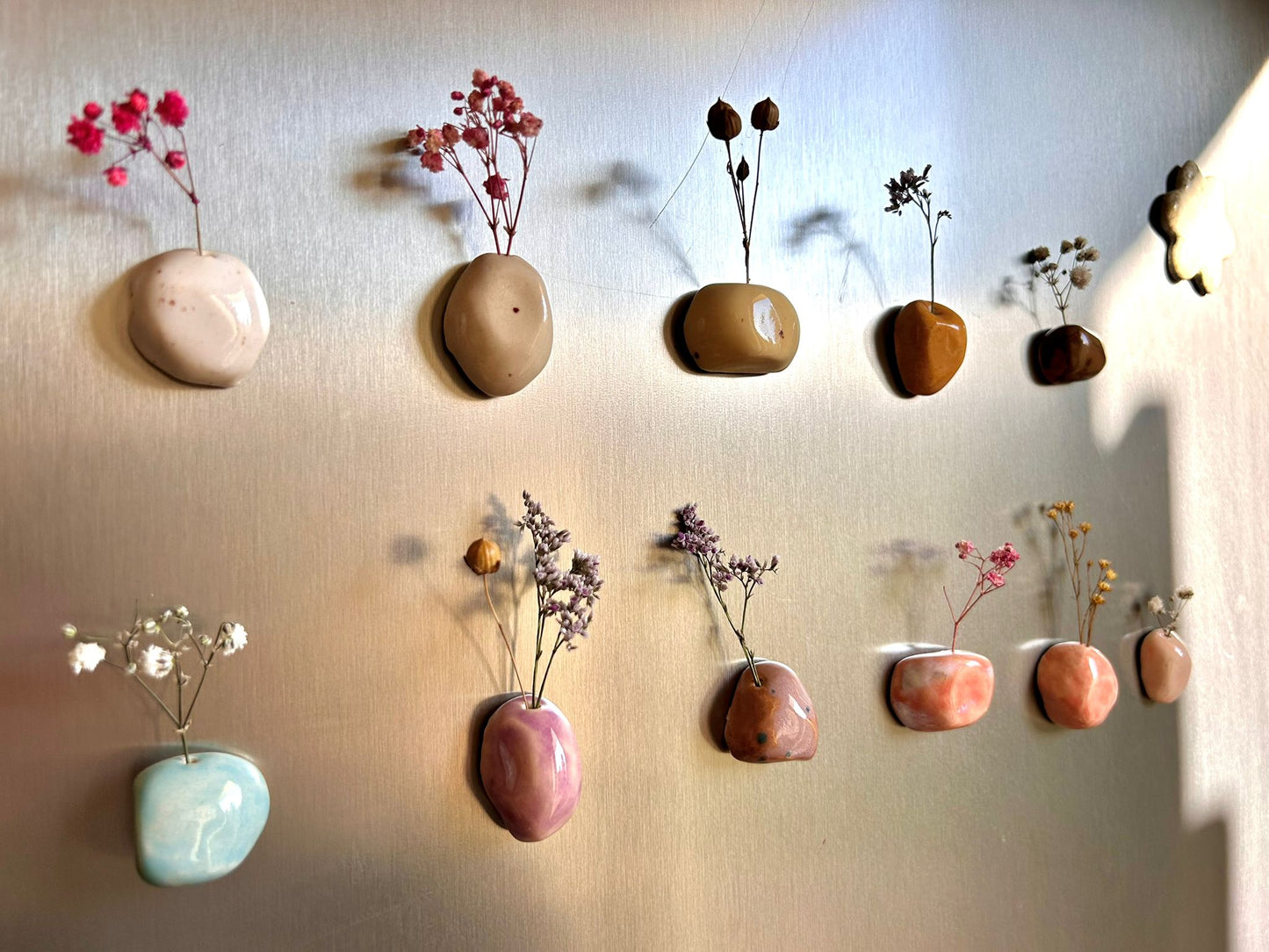 Magnet soliflore - vase aimanté magnétique