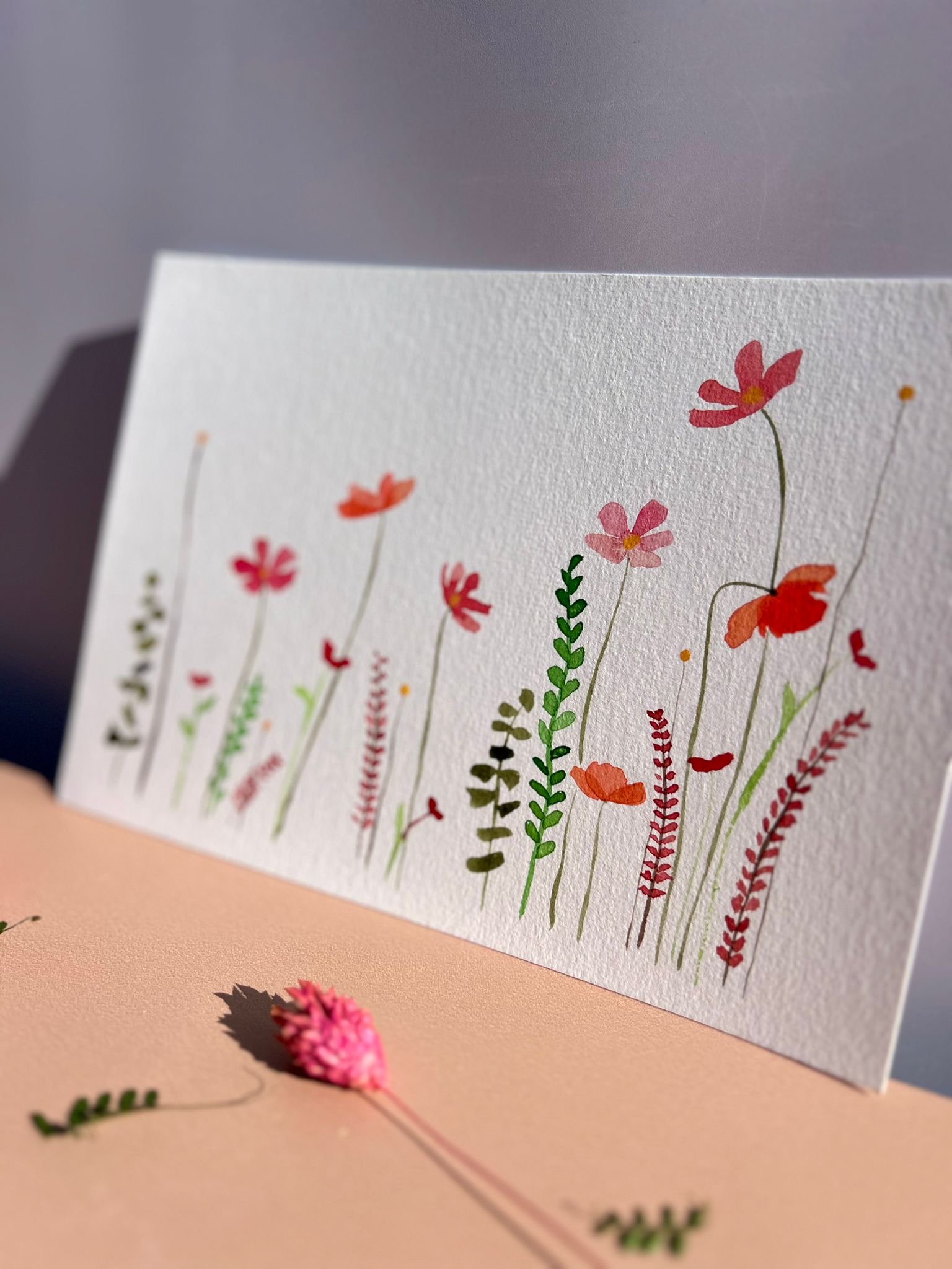 aquarelle a5 printemps