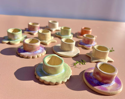 bougeoirs en ceramique