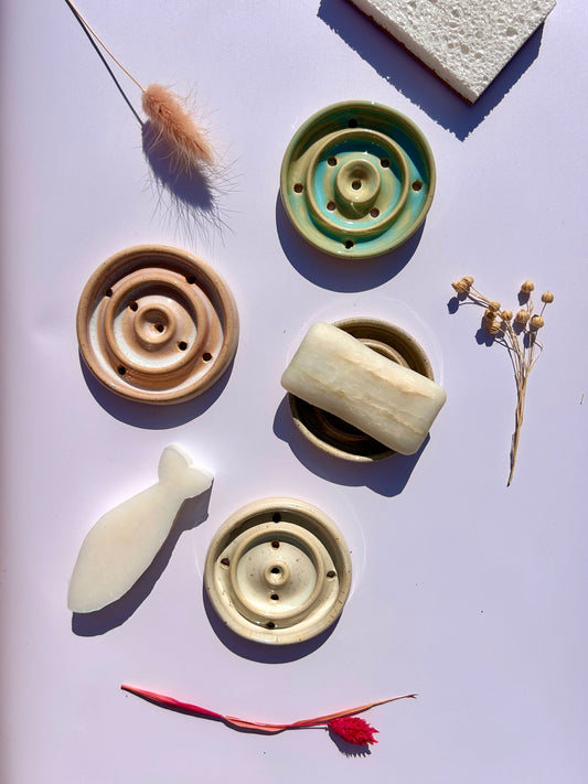 Porte-savon en céramique